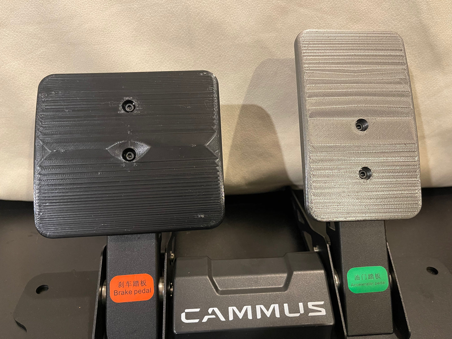 <Free Shipping> Cammus C5 CP5 Pedals Plates Upgrade Mod Throttle Brake 3D Print